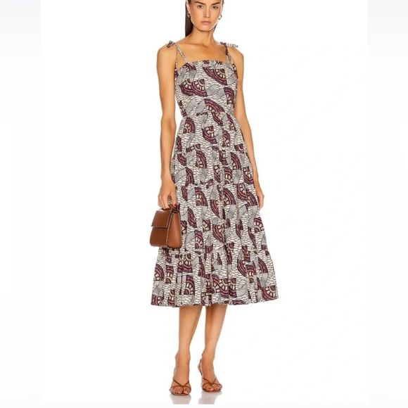 Ulla Johnson Dresses & Skirts - Ulla Johnson Ellyn Midi Dress in Cream Sz 2